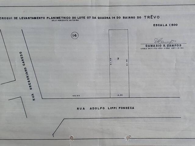 #482 - Área para Venda em Belo Horizonte - MG - 2